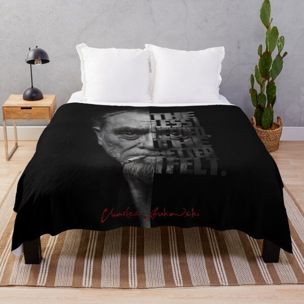 Item preview, Black and white Charles Bukowski quote poster designed and sold by Enea Kelo.