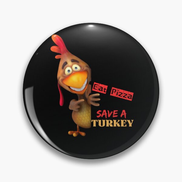 Item preview, Eat Pizza, Save a Turkey-Funny Thanksgiving Twist designed and sold by Goska71.