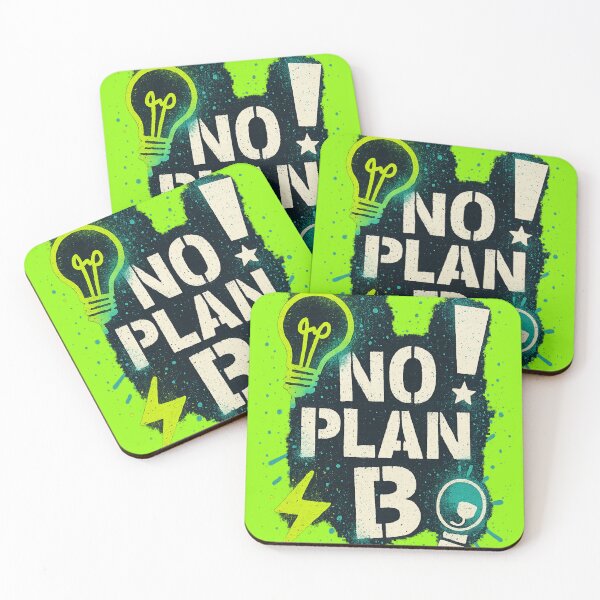 Item preview, No Plan B – Graffiti Stencil Inspiration designed and sold by RedHow.