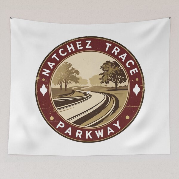 Item preview, Natchez Trace Parkway designed and sold by GoodOldVintage.