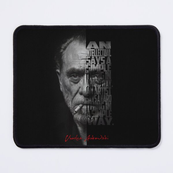 Item preview, Black and white Charles Bukowski quote poster designed and sold by Enea Kelo.