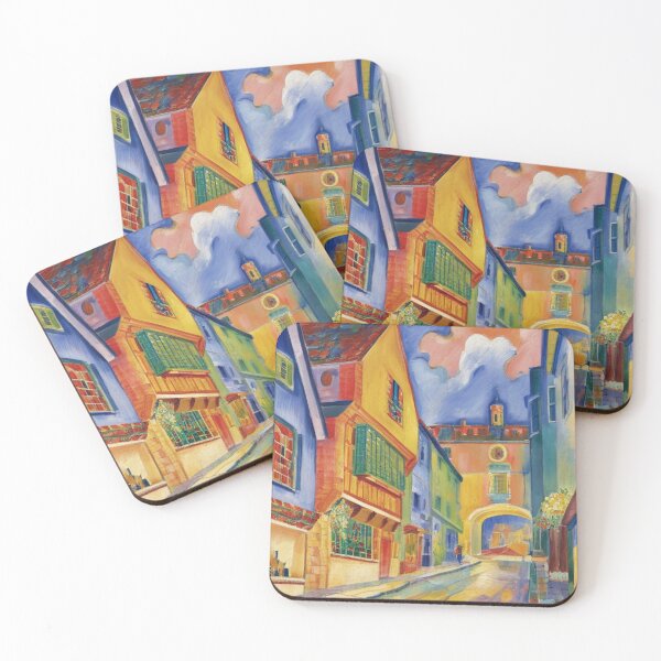 Item preview, Fore street Totnes3（watercolour + AI） designed and sold by artsmeow.