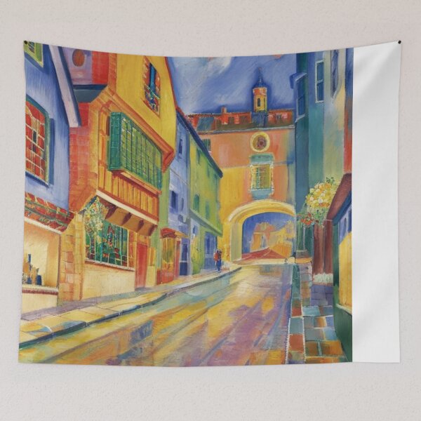 Item preview, Fore street Totnes3（watercolour + AI） designed and sold by artsmeow.