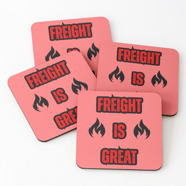 Item preview, Freight (red) designed and sold by DiscoBallDesigns.