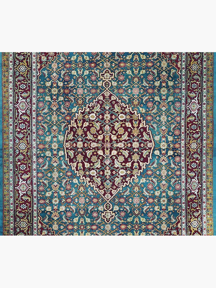 Discover Antique Agra North India Carpet Print Tapestry