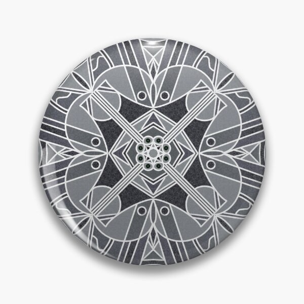 Item preview, Mandala monocromático designed and sold by Paravel Prints.