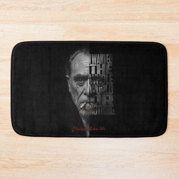 Item preview, Black and white Charles Bukowski quote poster designed and sold by Enea Kelo.