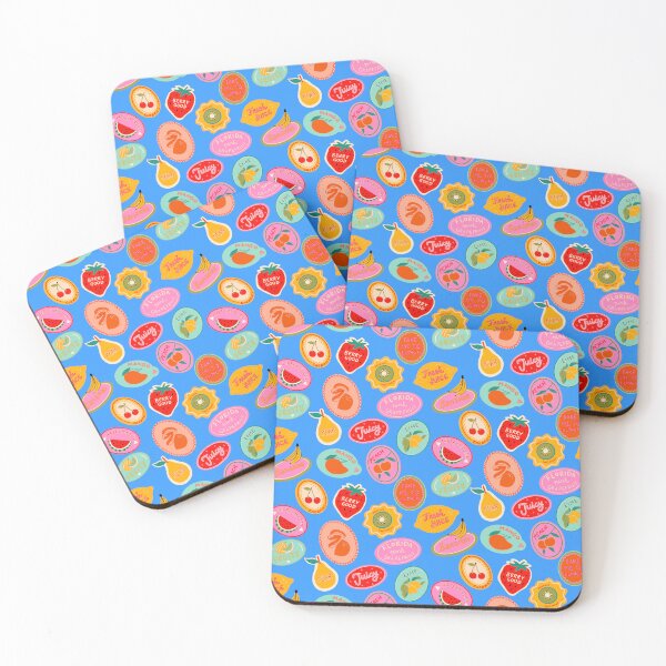 Item preview, Fruits Stickers Blue designed and sold by DafneDStudio.