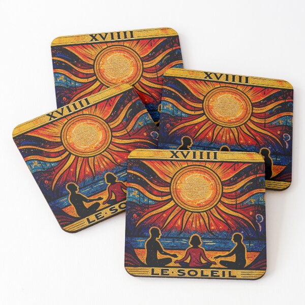 Item preview,  The Tarot Deck Le Soleil The Sun, O sol XVIIII #6 Variation designed and sold by Helios Be. Lavsh.
