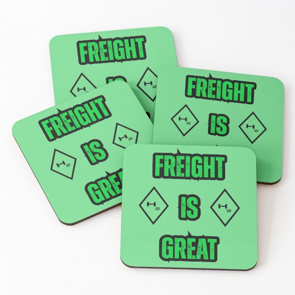 Item preview, Freight (green) designed and sold by DiscoBallDesigns.