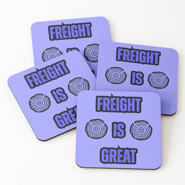 Item preview, Freight (blue) designed and sold by DiscoBallDesigns.
