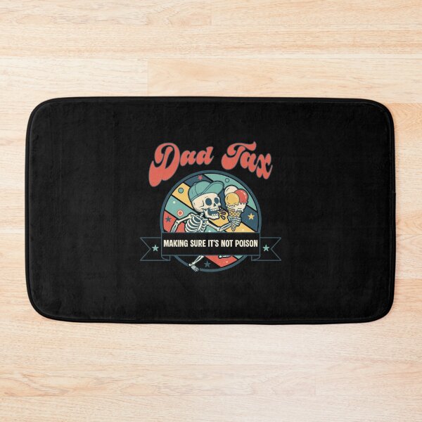 Item preview, Dad Tax Ice Cream – Vintage Funny Skeleton Illustration designed and sold by Balasan.