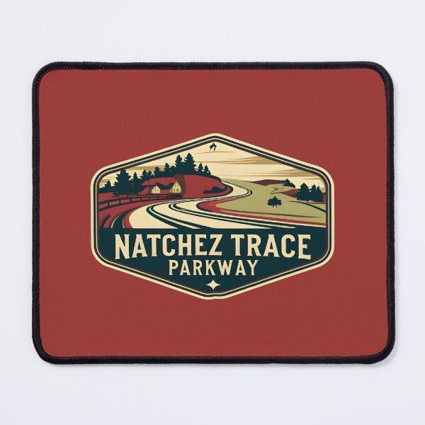 Item preview, Natchez Trace Parkway designed and sold by GoodOldVintage.