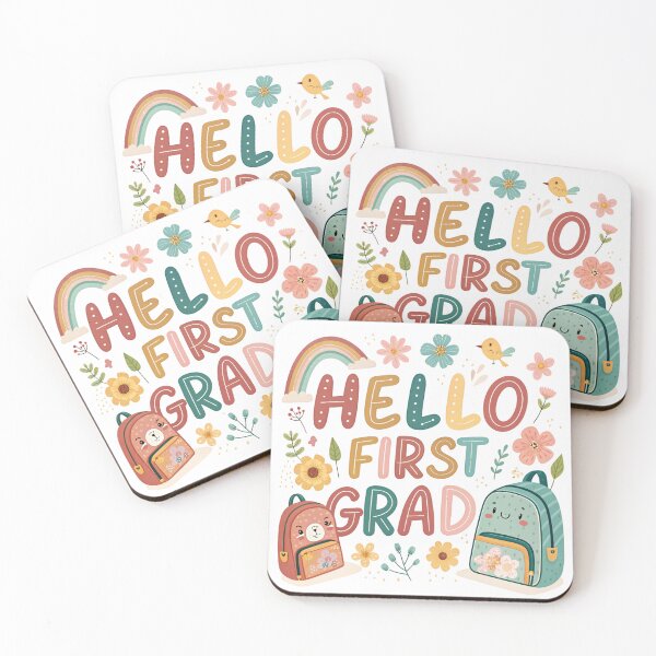Item preview, hello first grade designed and sold by GogoGrove.