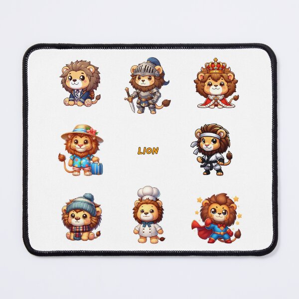 Item preview, 8 in 1 Lion Outfit - Sticker Pack designed and sold by RogueStar743.