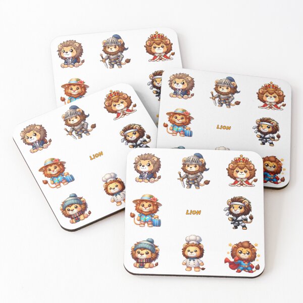 Item preview, 8 in 1 Lion Outfit - Sticker Pack designed and sold by RogueStar743.