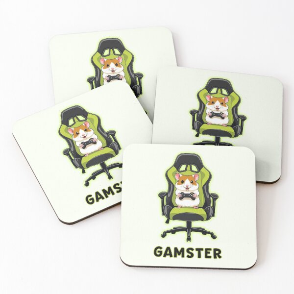 Item preview, Gamster gamer hamster  designed and sold by FatBirdie.