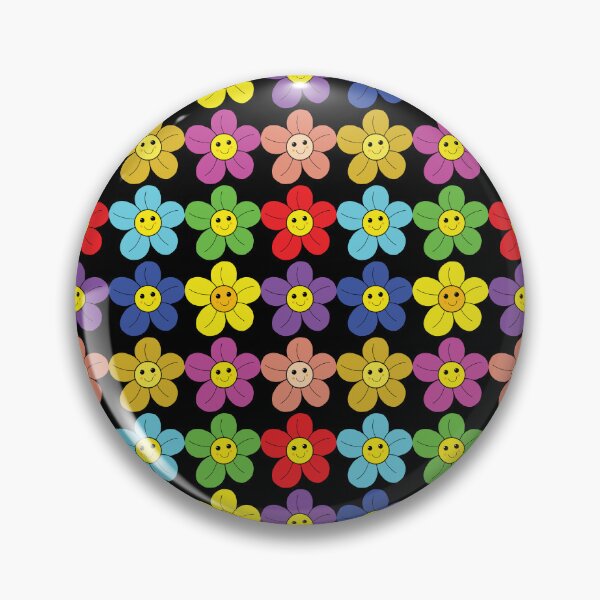 Item preview, Smiley face flower seamless pattern designed and sold by darshants.