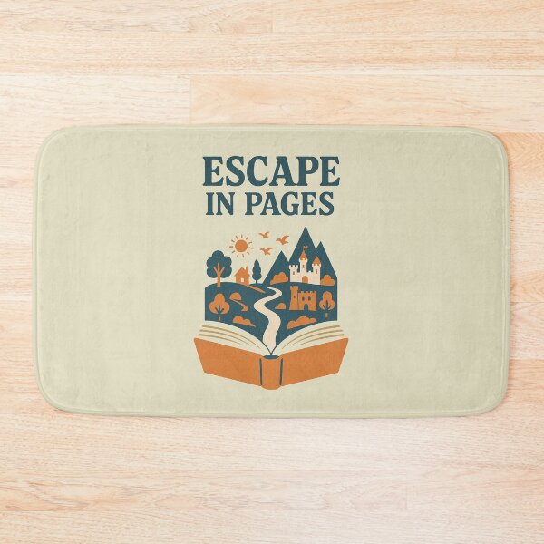 Item preview, Escape in Pages — Vintage Open Book Retro Illustration designed and sold by HoopeStylee.