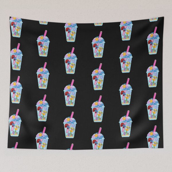 Item preview, Boba Tea Plastic Cup Betta Fish Art designed and sold by DeansDesigns44.