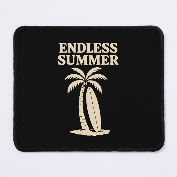 Item preview, Endless Summer — Vintage Surfboard & Palm Tree Retro Illustration designed and sold by HoopeStylee.