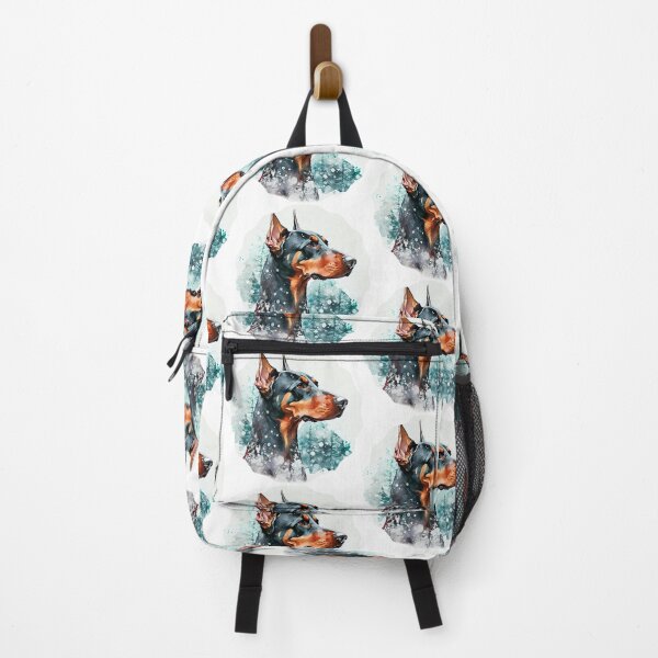 Item preview,  Doberman Pinscher in the snowy mountains. designed and sold by PawsandPages.