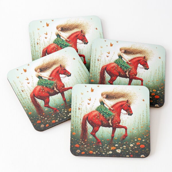 Item preview, A fantastically beautiful red horse. The symbol of the year 2026. designed and sold by Natalia-Vlad.