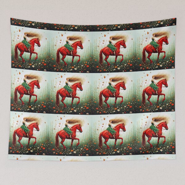 Item preview, A fantastically beautiful red horse. The symbol of the year 2026. designed and sold by Natalia-Vlad.