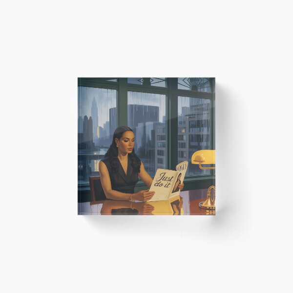 Item preview, She Saw She Conquered  designed and sold by CanvasCarousel.