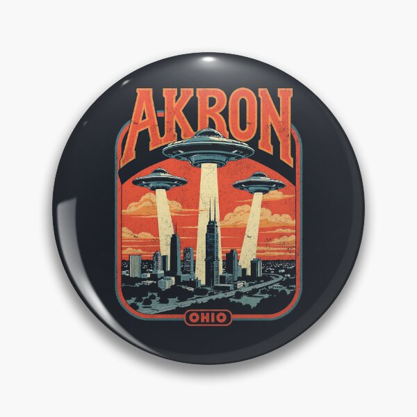 Item preview, Vintage Sci-Fi Akron, Ohio Design designed and sold by Vintagenaut Co..