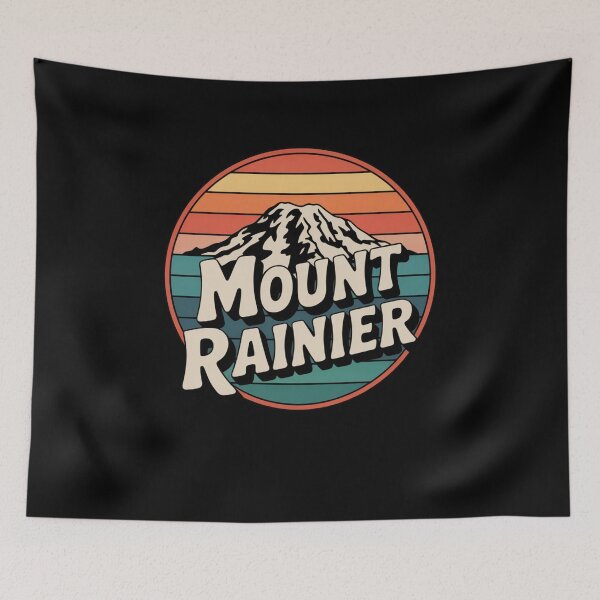 Item preview, Retro Mount Rainier designed and sold by Mateusz Majcherek.