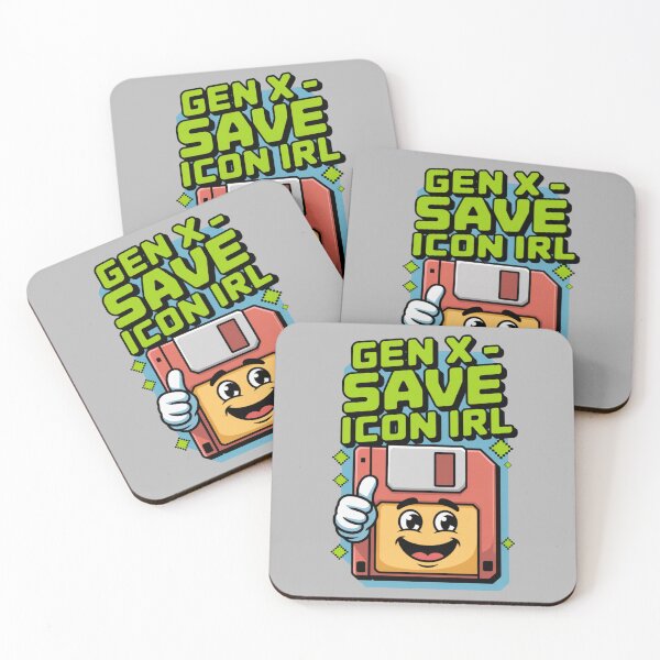 Item preview, Gen X – Save Icon IRL Floppy Disk Design designed and sold by GENX-AUTISM-DAD.