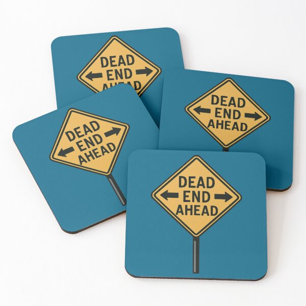 Item preview, Dead End Ahead Road Sign Illustration designed and sold by ArtComixHaven.