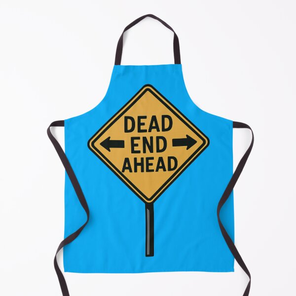 Item preview, Dead End Ahead Road Sign Illustration designed and sold by ArtComixHaven.