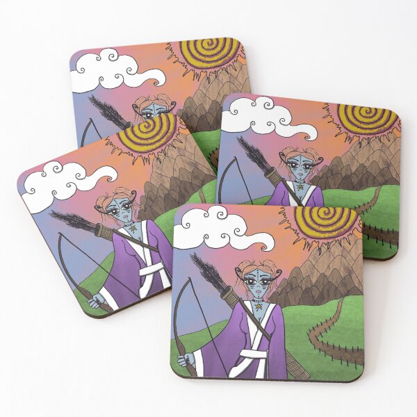 Item preview, The Huntress designed and sold by Erika Eclectik's Art Shop.