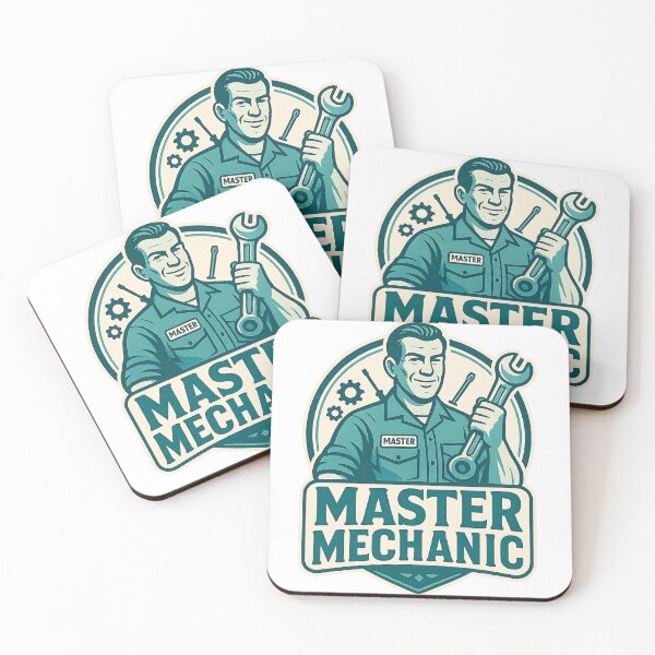 Item preview, Master Mechanic – Vintage Garage Workshop Design designed and sold by CreativeGorillas.