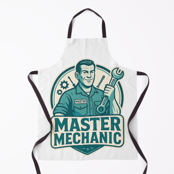 Artikelvorschau, Master Mechanic – Vintage Garage Workshop Design entworfen und verkauft von CreativeGorillas.