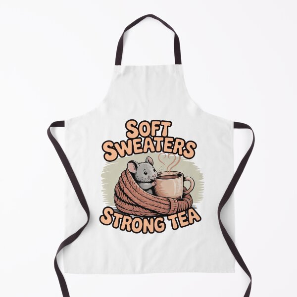 Item preview, Soft Sweaters Strong Tea — Cozy Mouse designed and sold by MagicWander.