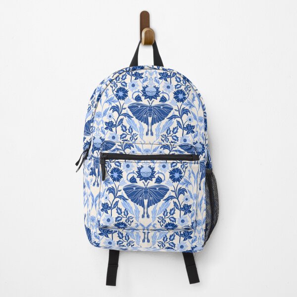 Item preview, Blue Moths William Morris designed and sold by DafneDStudio.