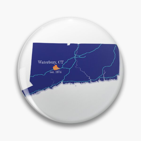 Item preview, Waterbury, CT [Blue] designed and sold by PhilbonianDezin.