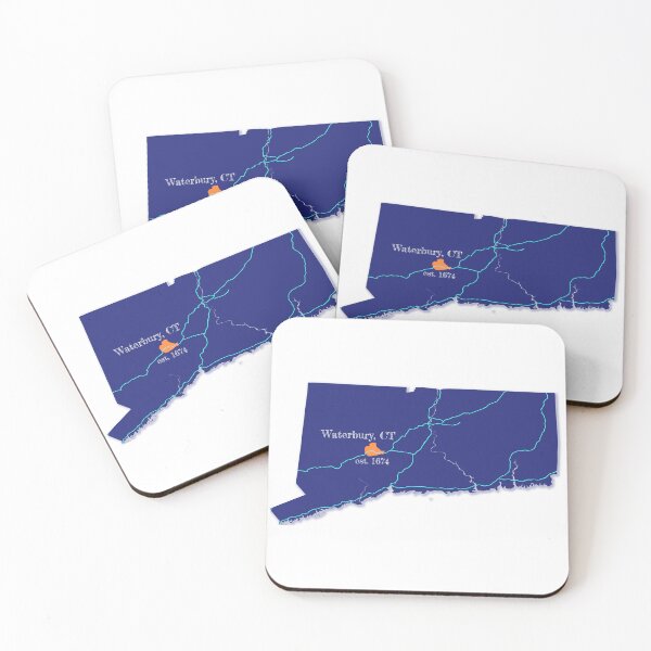 Item preview, Waterbury, CT [Blue] designed and sold by PhilbonianDezin.