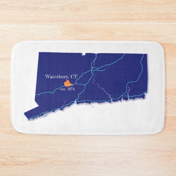 Item preview, Waterbury, CT [Blue] designed and sold by PhilbonianDezin.