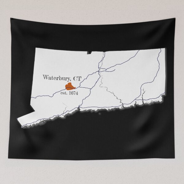Item preview, Waterbury, CT [White] designed and sold by PhilbonianDezin.