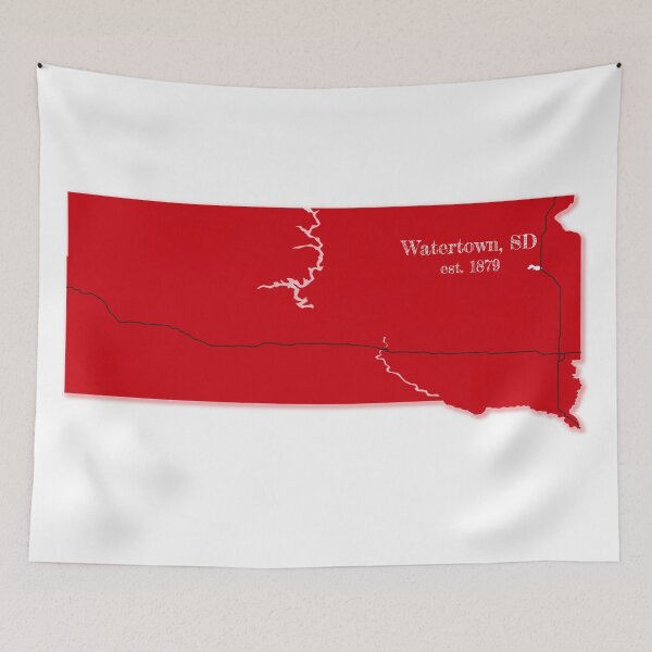 Item preview, Watertown, SD [Red] designed and sold by PhilbonianDezin.