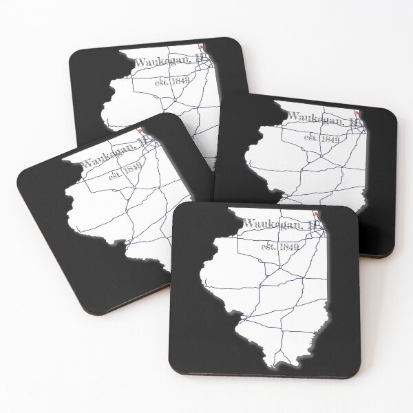Item preview, Waukegan, IL [White] designed and sold by PhilbonianDezin.