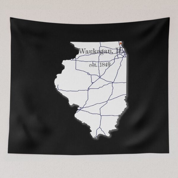 Item preview, Waukegan, IL [White] designed and sold by PhilbonianDezin.