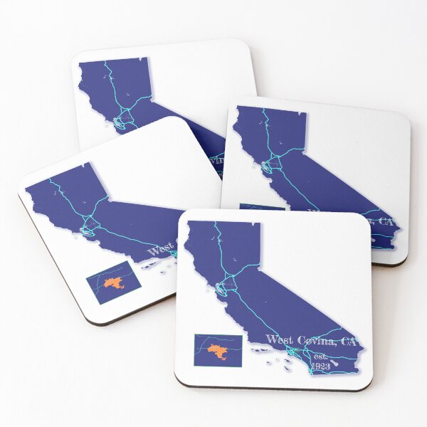 Item preview, West Covina, CA [Blue] designed and sold by PhilbonianDezin.