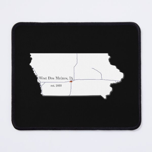 Item preview, West Des Moines, IA [White] designed and sold by PhilbonianDezin.