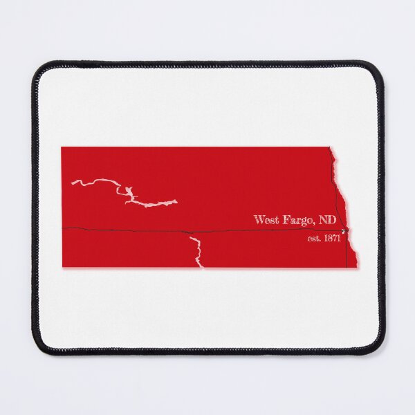 Item preview, West Fargo, ND [Red] designed and sold by PhilbonianDezin.