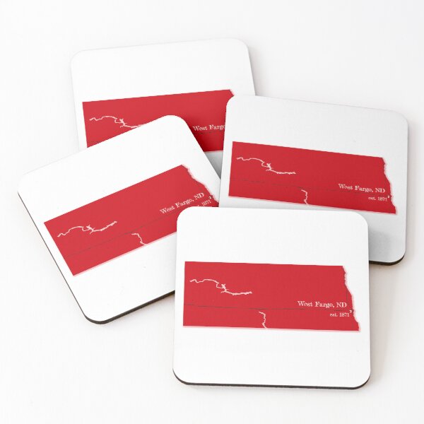 Item preview, West Fargo, ND [Red] designed and sold by PhilbonianDezin.
